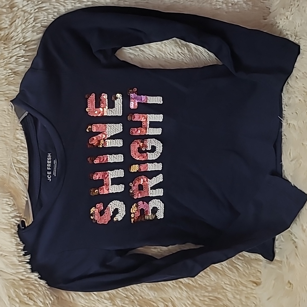 Girls, Long Sleeve shirt, Joe Fresh, Size 6